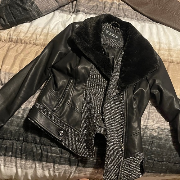 Guess Jackets & Blazers - Leather jacket